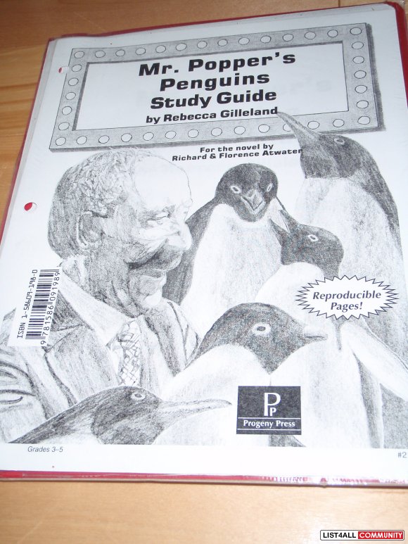 Mr. Popper's Penguins Novel Study