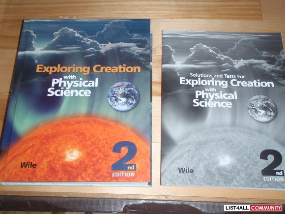 Apologia  Science - Exploring Creation with Physical Science + Solutio