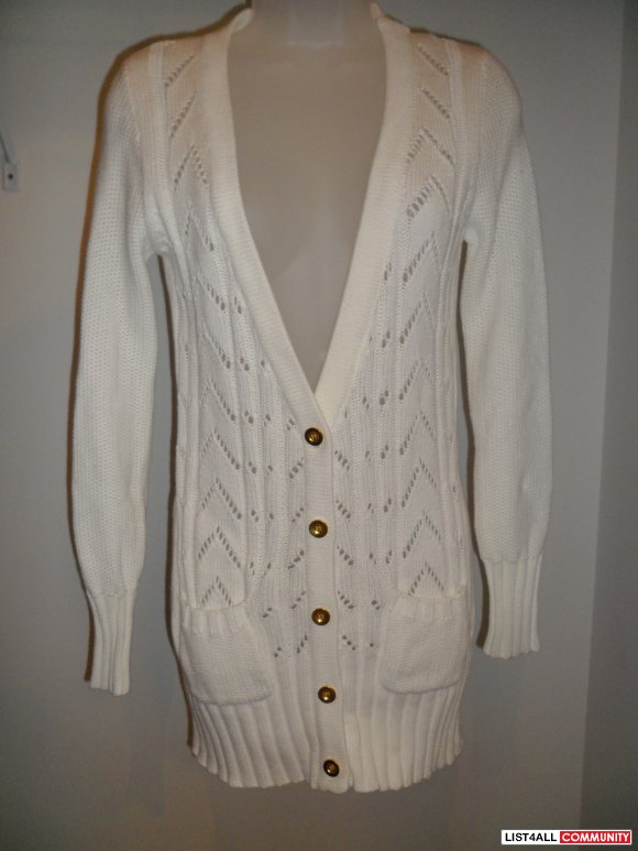 mink pink off white sweater