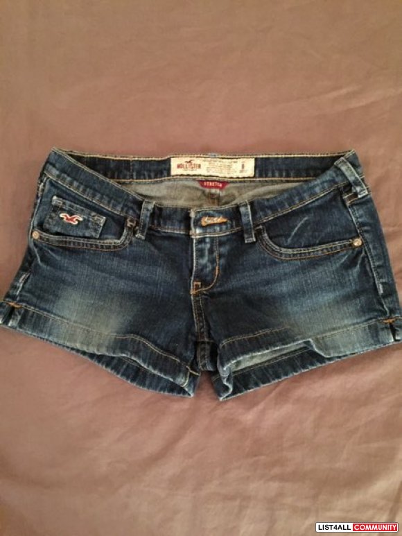 hollister jean shorts