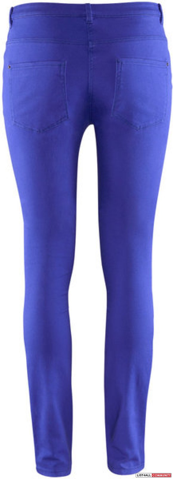 H&M Cobalt Electric Blue Pants Size 26 (New With Tags)