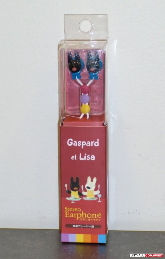 Gaspard et Lisa Stereo In Ear Earphone Headphone 4 iphone ipad ipod