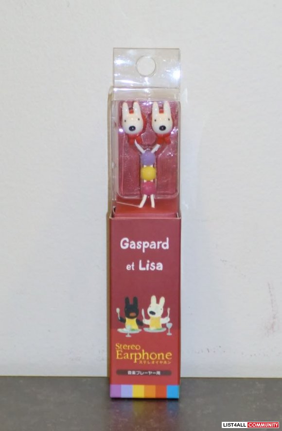 Gaspard et Lisa Stereo In Ear Earphone Headphone 4 iphone ipad ipod