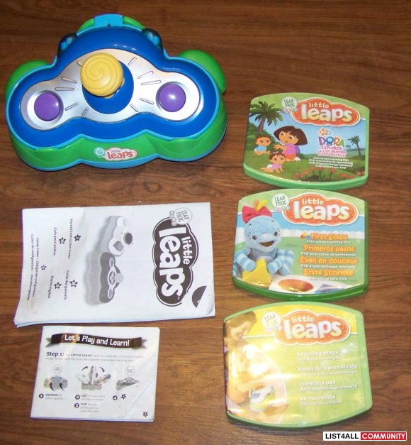 leap frog little leaps baby/toddler game