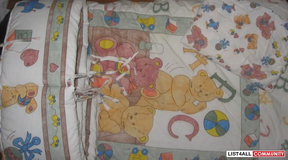 blanket and bumper set
