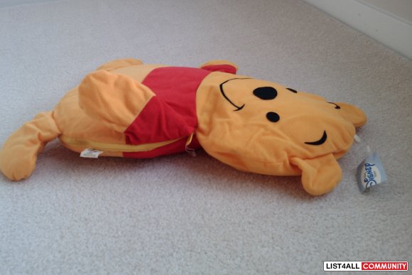 Brand New Foldable Winnie the Pooh Cushion- Doll