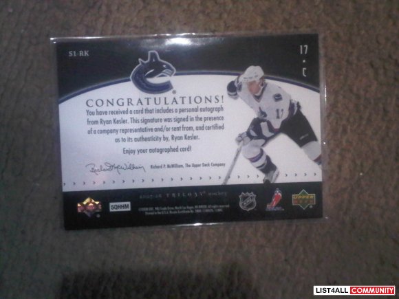 ryan kesler #17