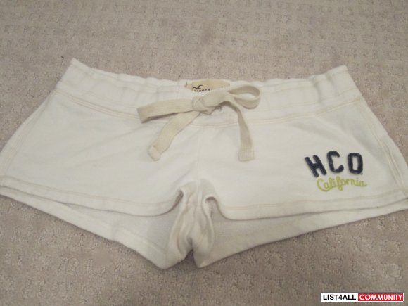 Hollister White Shorts
