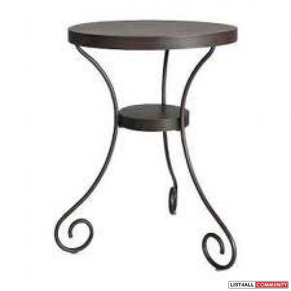 Black IKEA side table