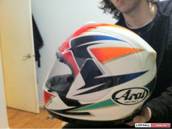 Arai motorcycle helmet