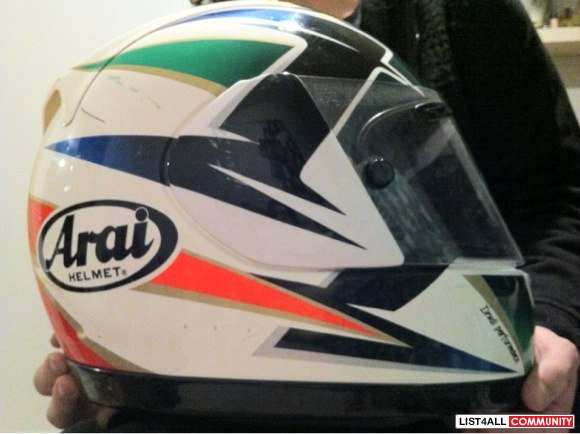 Arai motorcycle helmet