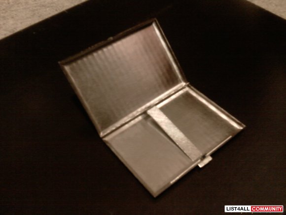 "BIRKS" Silver Plate Cigarette Case