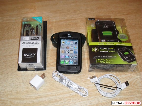 iPhone 3GS 32GB with EXTRAS