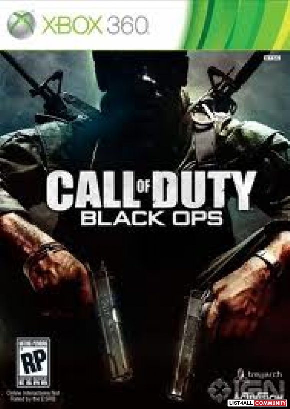 Black ops! Xbox 360