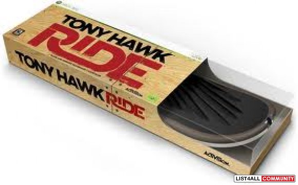 Tony hawk ride w/skateboard ~ Xbox 360