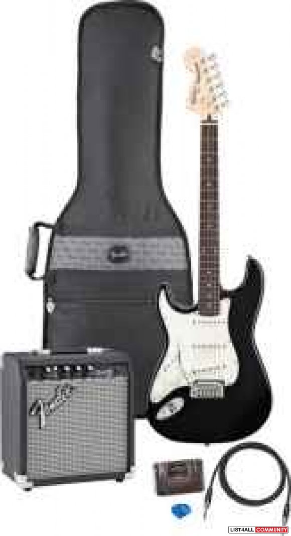 (Squier bullet) Electric guitar w/ accessories