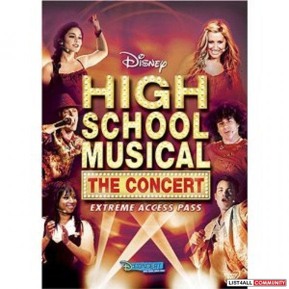 Highschool musical : the concert DVD