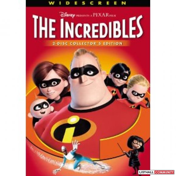 The incredibles DVD