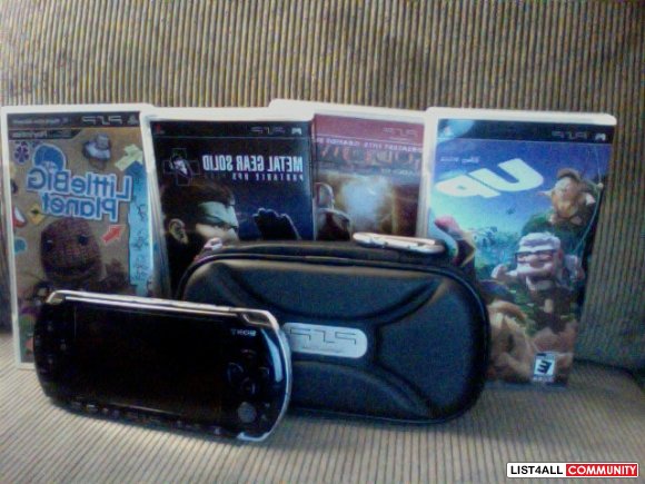 Psp + 4 games! cheap!