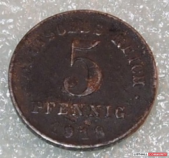 Germany 1918 5 Pfennig