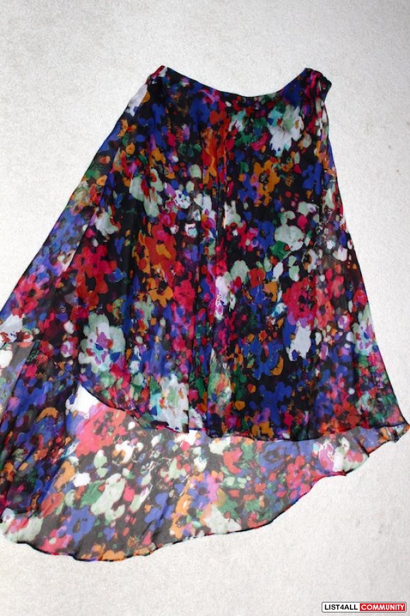 ASOS Floral One Shoulder Asymmetric Dress (6)
