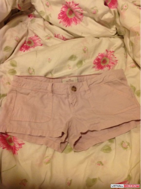 Hollister pink shorts