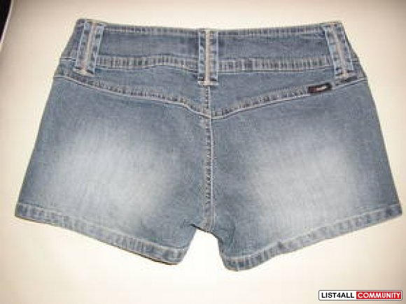 Black jean shorts size S