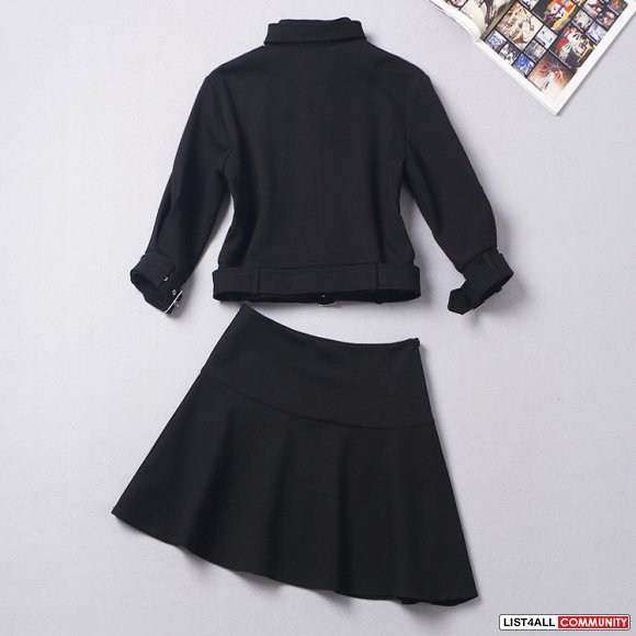 Black overskirt