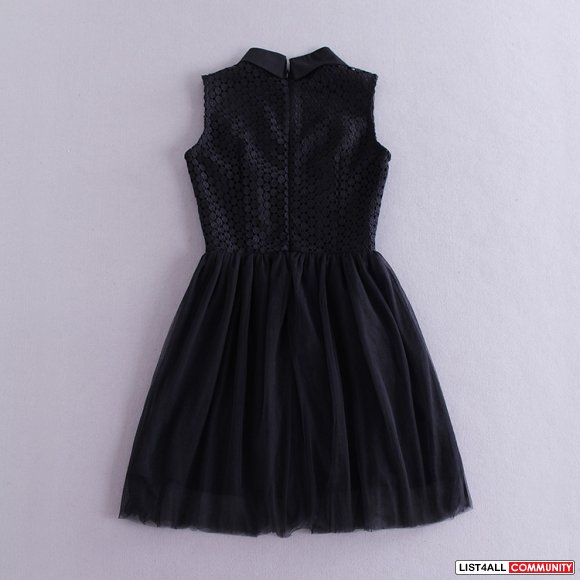 Little black dress one-piece