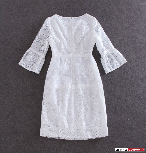 Lace one-piece dress