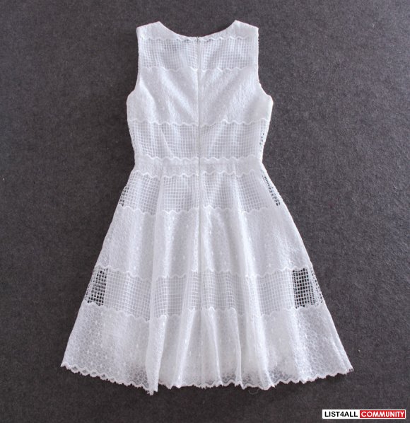 White  one-piece dress