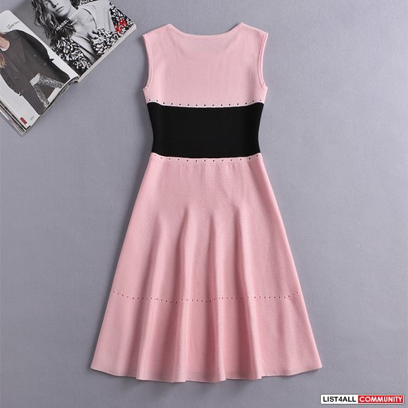 Pink one-piece dress