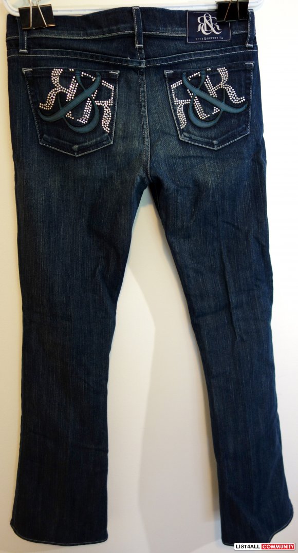 Rock & Republic Swarovski Jeans Sz 29