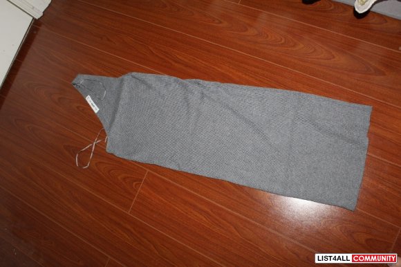 Zara Grey Bodycon Single Strap Dress