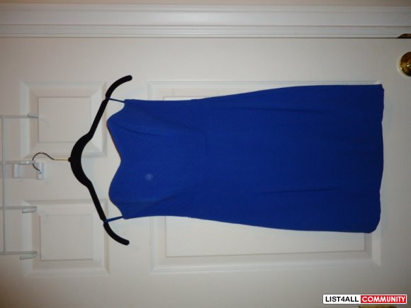 Dynamite Blue Strapless Dress