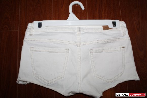 White Garage shorts