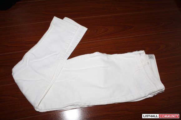 White Hollister Jeans sz 25