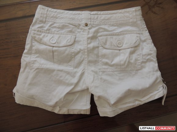 White Shorts Size 24