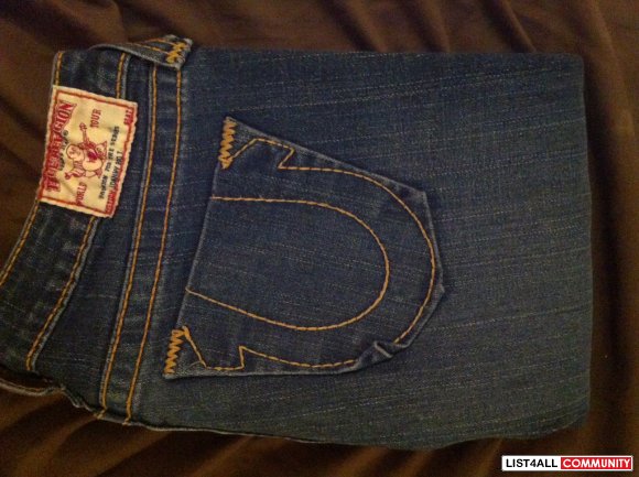 True Religion jeans Size 27 (basic's) Authentic
