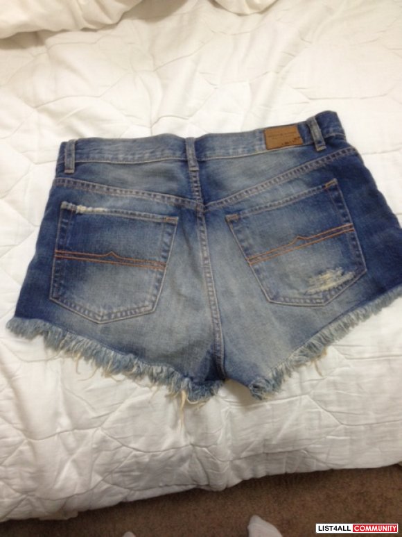 Ralph Lauren Denim Supply High-Waisted Shorts