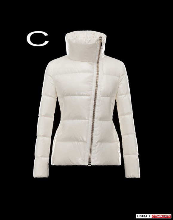 Moncler Ilay Women Chunky Gold Zip Bright Down Proof Jacket