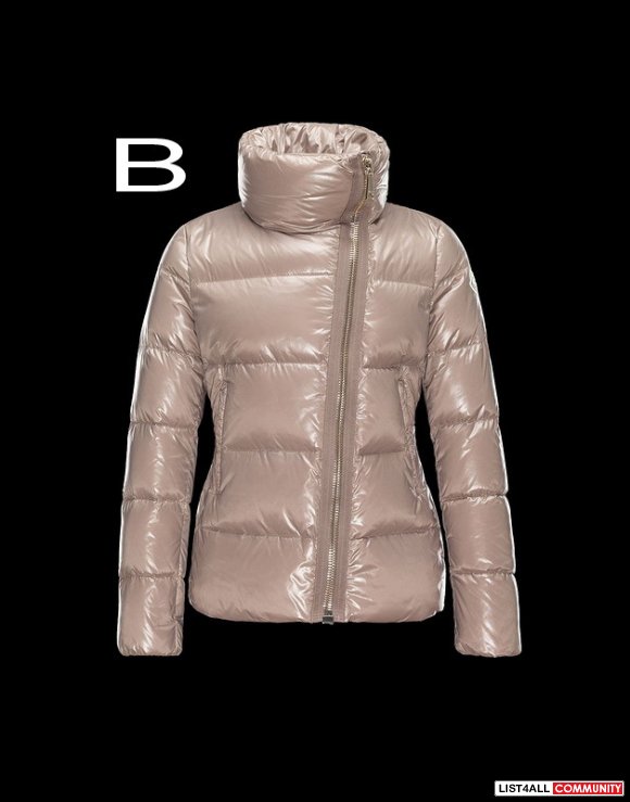 Moncler Ilay Women Chunky Gold Zip Bright Down Proof Jacket