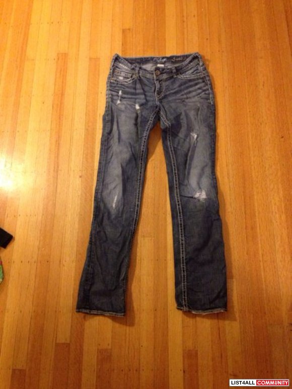 Suki straight silver jeans (28)
