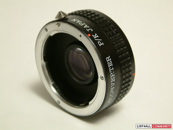 Lenes for Pentax film / digital camera