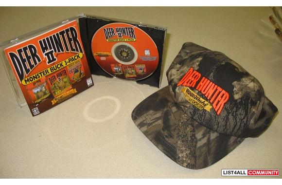 Deer Hunter II Monster Buck 3-Pack with Bonus Genuine Embroidered Coll