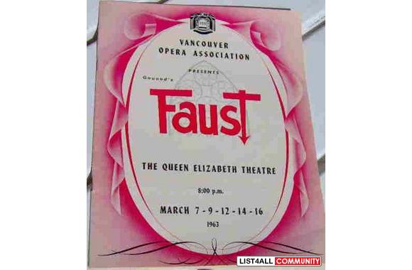 Vancouver Opera Association presents FAUST Q