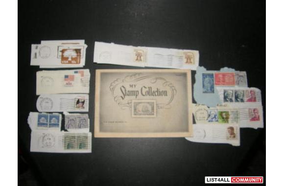 Vintage stamp collection