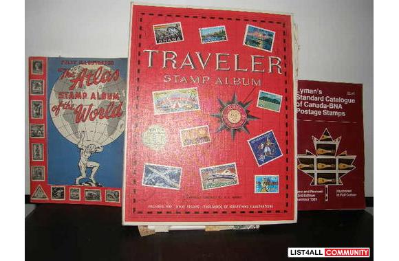 Vintage stamp collection