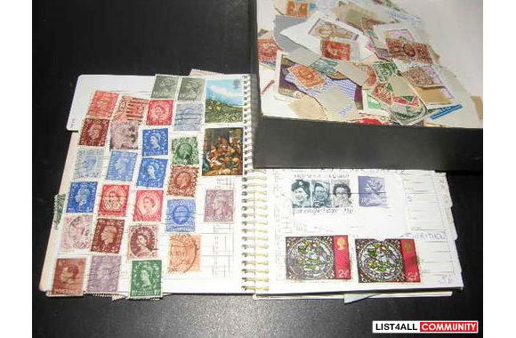 Vintage stamp collection