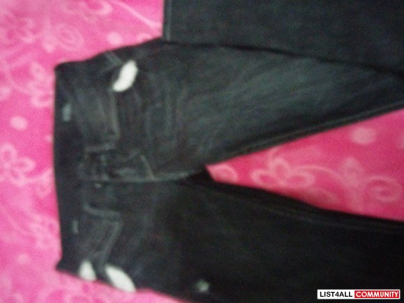 William Rast skinny black jeans size 26